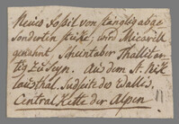 L 01247
<br/>
Label met opschrift
<br/>
<em>Escher von der Linth, Johannes Conrad (1767-1823)</em>